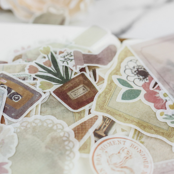 64PCS Cute Journal Stickers