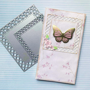 【Original】 Grid Border Square Dies