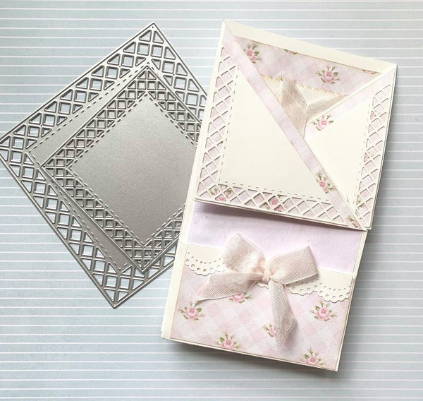 【Original】 Grid Border Square Dies