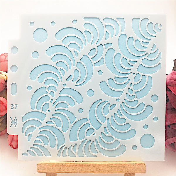 9PCS Pattern Layering Stencils Set