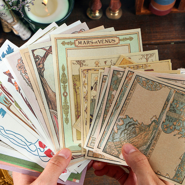 30PCS Retro Album Note Paper