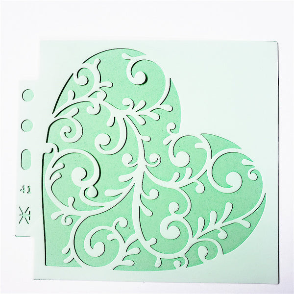 9PCS Pattern Layering Stencils Set