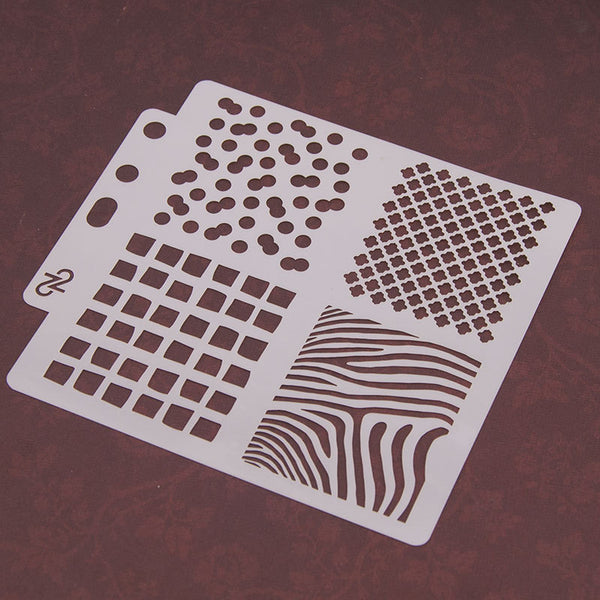 16PCS Layering Painting Stencils-A