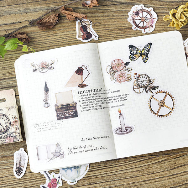 46PCS Chapter Of The Past Stickers