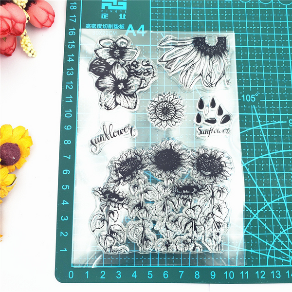 Sunflower Field Stamp