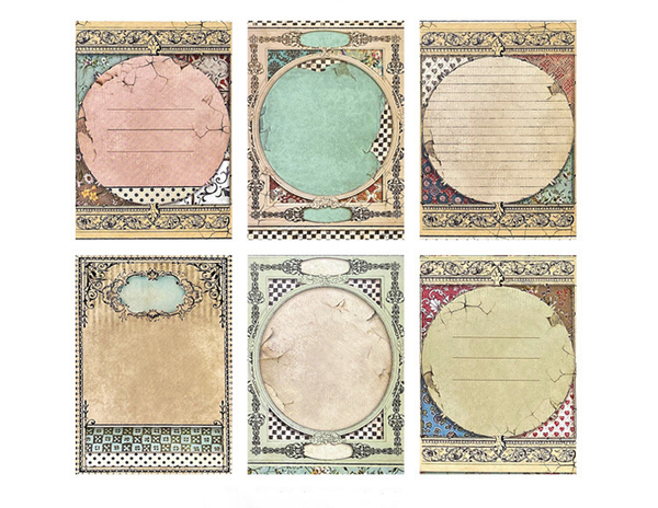 30Pcs Fantasy Garden Series Notes Paper