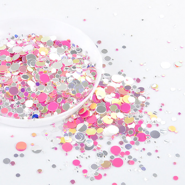 1/2/3/4MM Mix Round Sequins
