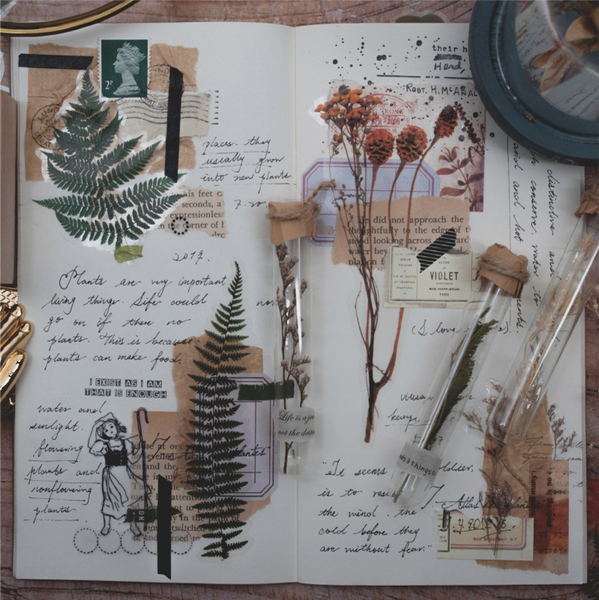 Scrapbook Plant Stickers