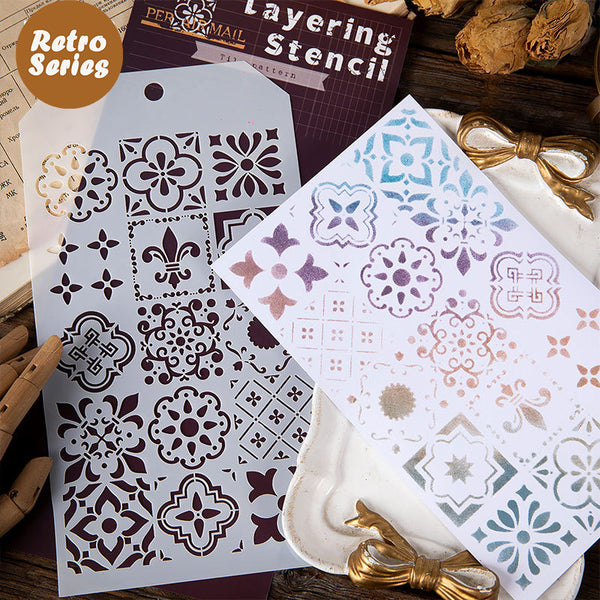 Scrapbook Layering Stencil