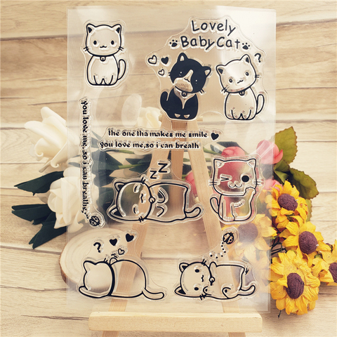 Couple Kittens Stamps