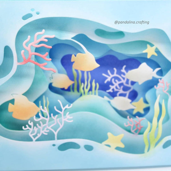 Multi-layer Underwater World Dies Set