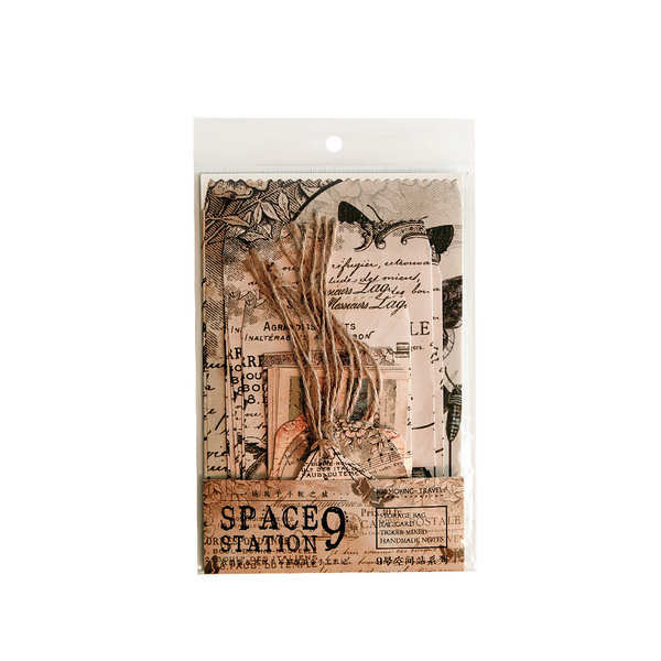 24PCS Scrapbooking Sticker Material Pack