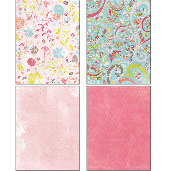 14PC 15*20CM Scrapbooking Paper Pack-Multicolor