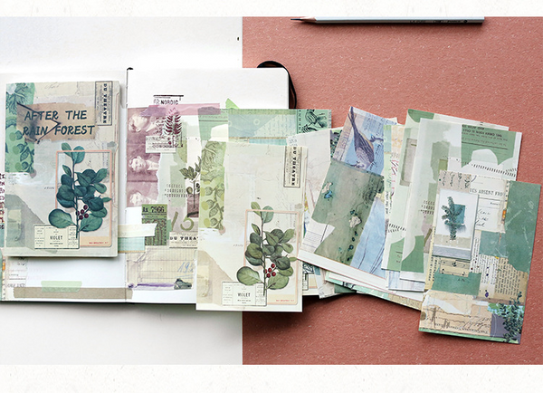 18PCS Refreshing Style Background Paper