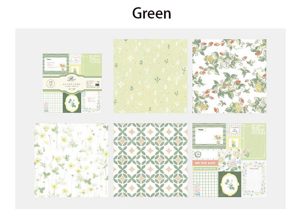 European Garden Series Backing Paper Material Paper