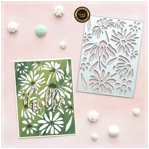 Hollow Flower Backdrop Die