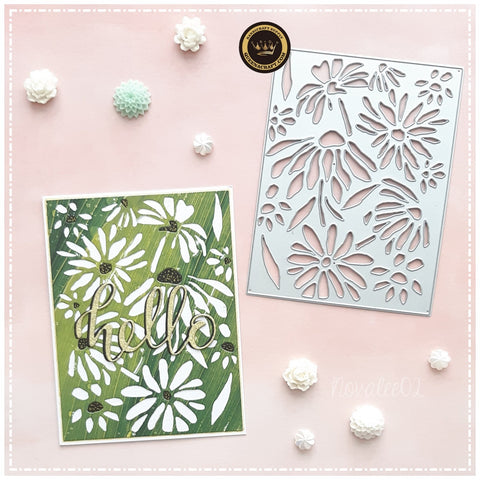 Hollow Flower Backdrop Die