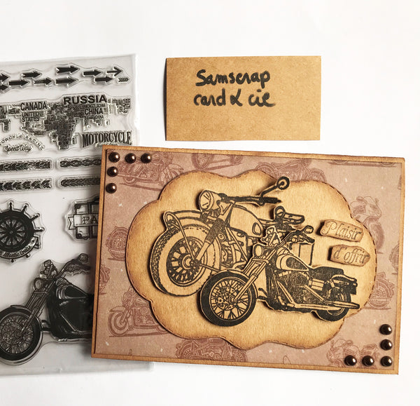Motorcycle Travel Stamps