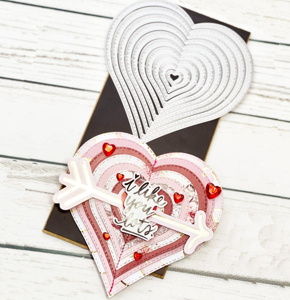 Heart-shaped Nesting Dies