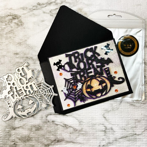 【Original】‘TRICK OR TREAT’ Halloween Word Die