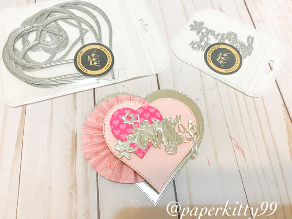 Heart-shaped Nesting Dies