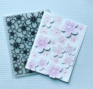 Sakura Embossing Folder