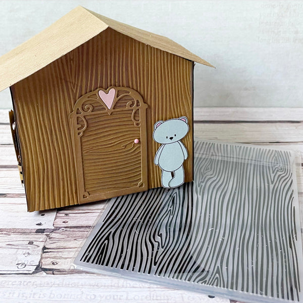 Wood Grain Embossing Folder