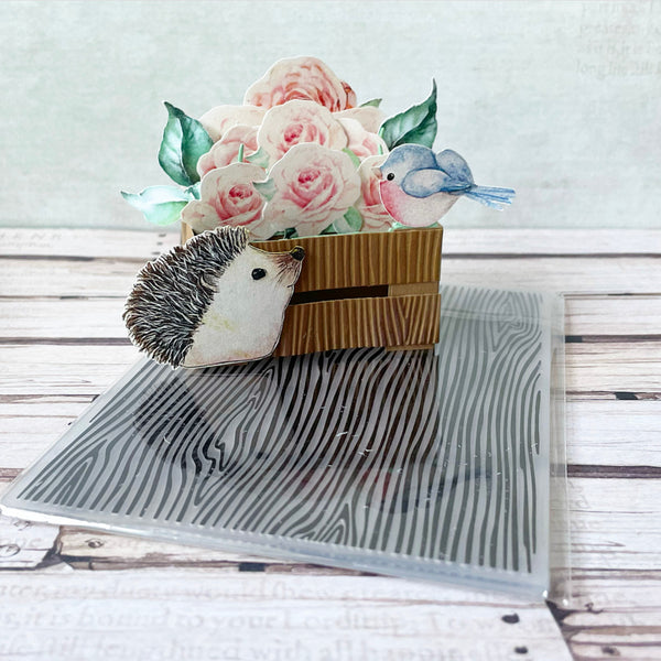 Wood Grain Embossing Folder