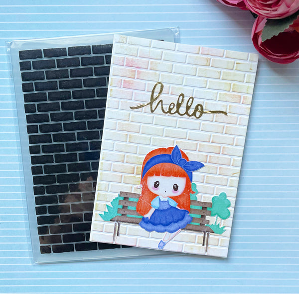 Wall Embossing Folder