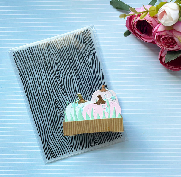 Wood Grain Embossing Folder
