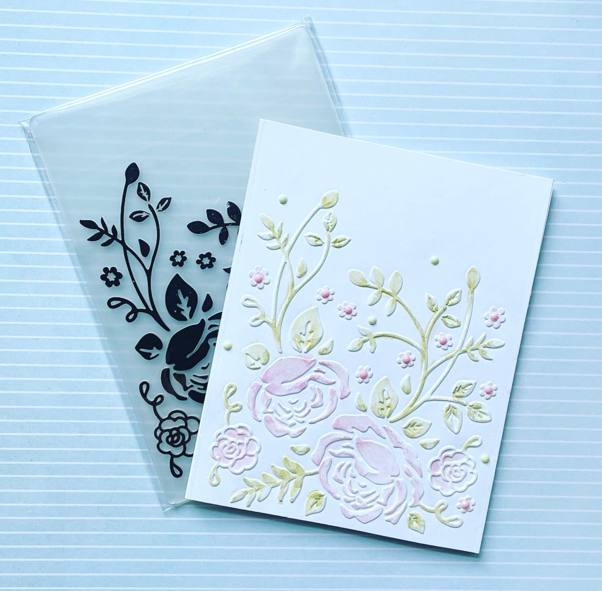 Rose EMBOSSING FOLDER
