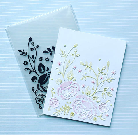 Rose EMBOSSING FOLDER