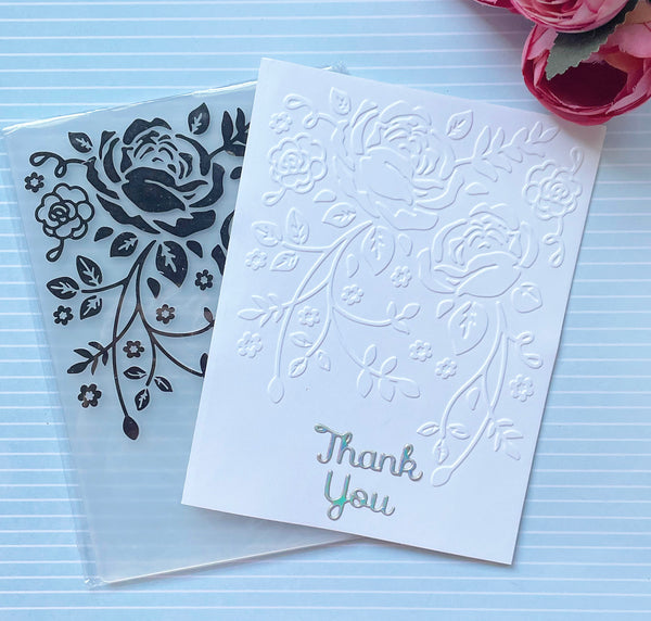 Rose EMBOSSING FOLDER