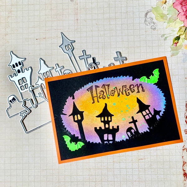 【Original】Halloween Cemetery Castle Dies