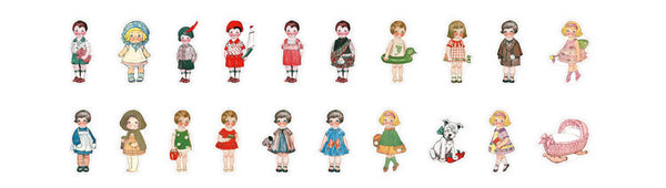 40pcs Fairy Tale House Series Stickers