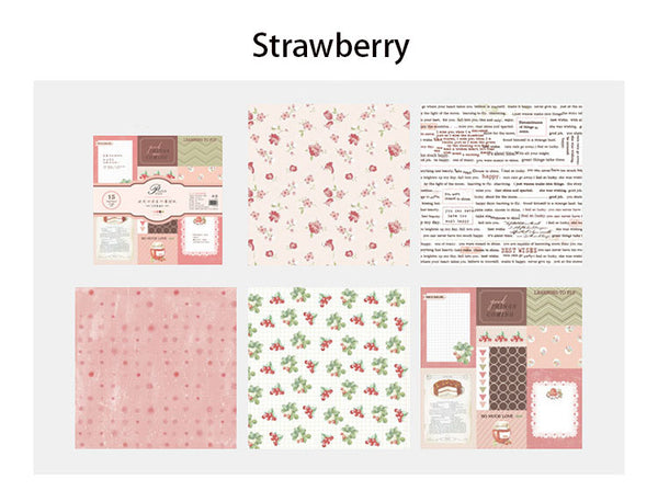 European Garden Series Backing Paper Material Paper