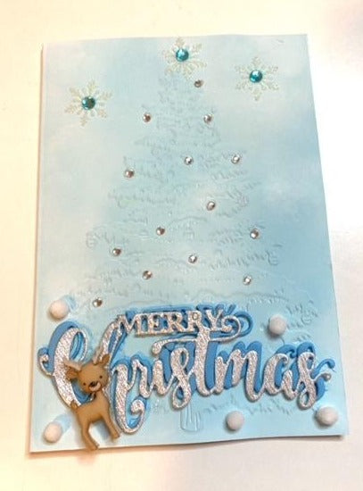 Christmas Tree Embossing Folder