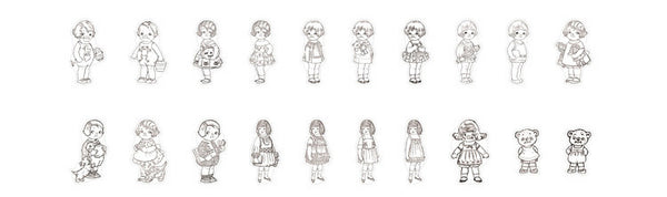 40pcs Fairy Tale House Series Stickers