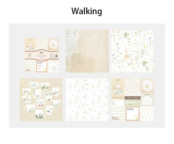 European Garden Series Backing Paper Material Paper
